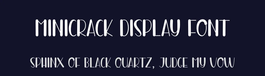 Minicrack Display Font by andikastudio — Script Handwritten Font — thumbnail 2