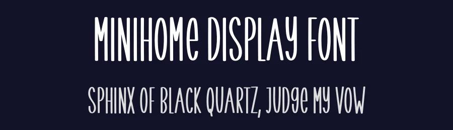Minihome Display Font by creativeletter — Script Handwritten Font — thumbnail 2