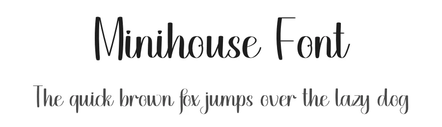 Minihouse Font by inermediaSTUDIO — Script Handwritten Font