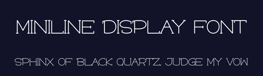 Miniline Display Font by creativeletter — Script Handwritten Font — thumbnail 2