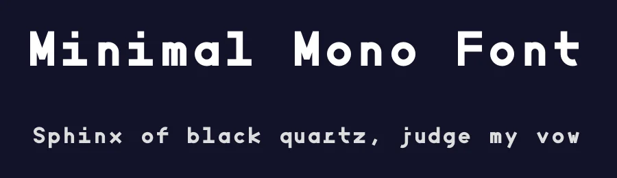 Minimal Mono Font by atelier olschinsky — Sans Serif Font — thumbnail 2