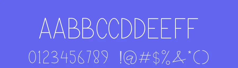 Minimalising Font by hayoyuka8 — Sans Serif Font — thumbnail 3