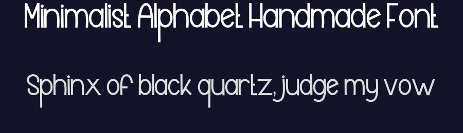 Minimalist Alphabet Handmade Font by inermediaSTUDIO — Display Font — thumbnail 2