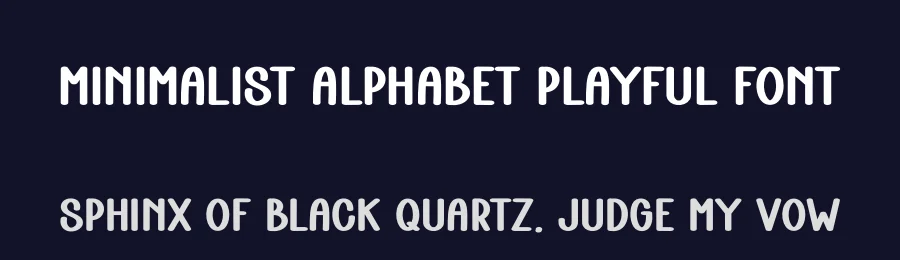 Minimalist Alphabet Playful Font by freshtypeink — Display Font — thumbnail 2