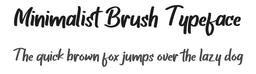 Minimalist Brush Typeface by inermediaSTUDIO — Display Font