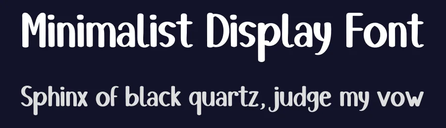 Minimalist Display Font by inermediaSTUDIO — Display Font — thumbnail 2