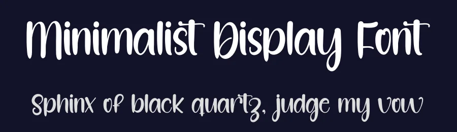 Minimalist Display Font by inermediaSTUDIO — Display Font — thumbnail 2