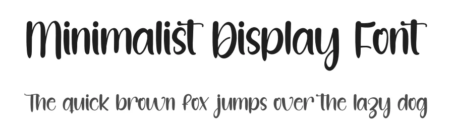 Minimalist Display Font by inermediaSTUDIO — Display Font