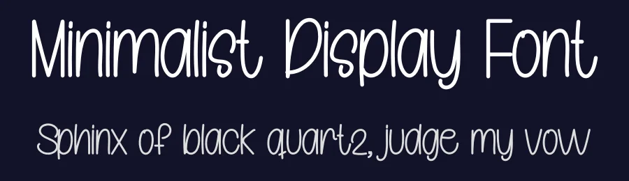 Minimalist Display Font by inermediaSTUDIO — Sans Serif Font — thumbnail 2