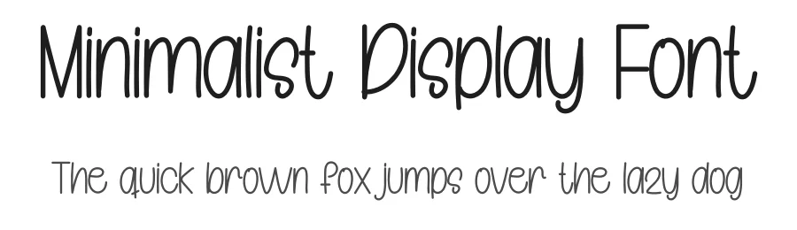 Minimalist Display Font by inermediaSTUDIO — Sans Serif Font