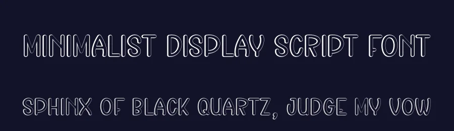 Minimalist Display Script Font by andikastudio — Script Handwritten Font — thumbnail 2