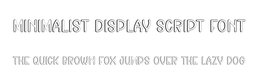 Minimalist Display Script Font by andikastudio — Script Handwritten Font