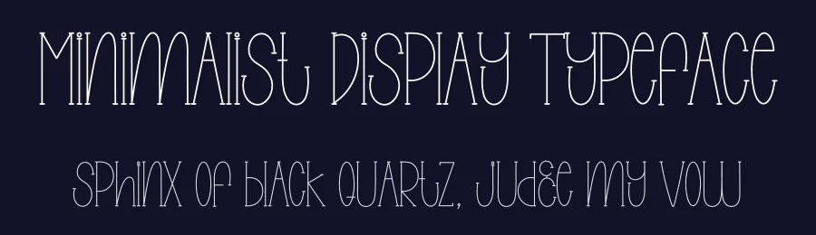 Minimalist Display Typeface by inermediaSTUDIO — Sans Serif Font — thumbnail 2