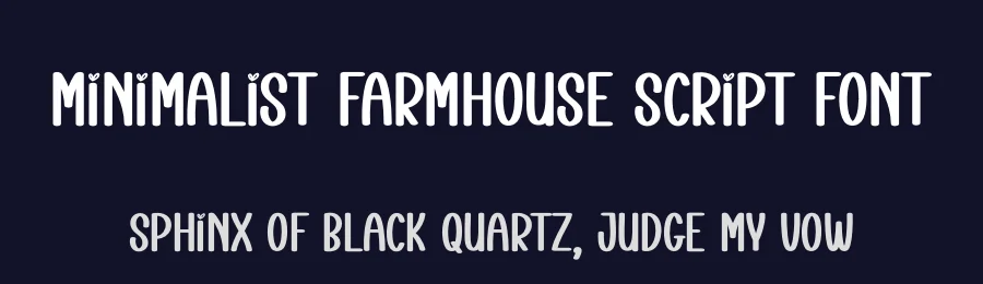 Minimalist Farmhouse Script Font by creativeletter — Script Handwritten Font — thumbnail 2