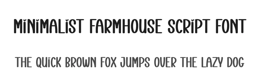 Minimalist Farmhouse Script Font by creativeletter — Script Handwritten Font
