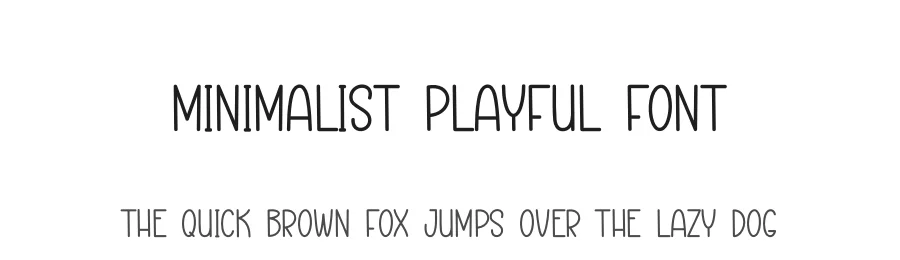 Minimalist Playful Font by creativeletter — Script Handwritten Font