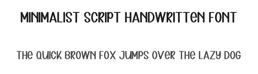 Minimalist Script Handwritten Font by inermediaSTUDIO — Display Font