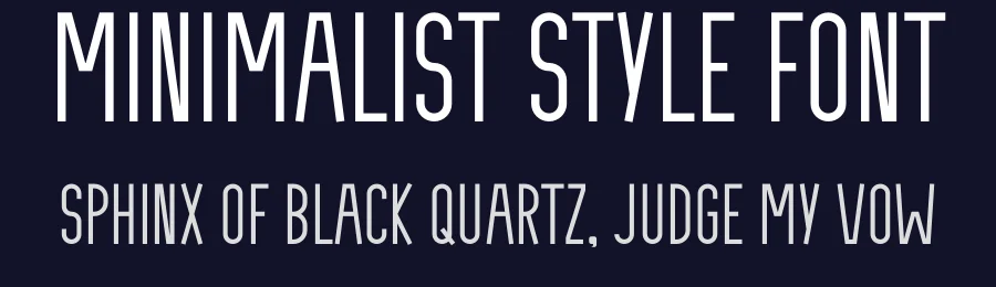 Minimalist Style Font by Pian45 — Sans Serif Font — thumbnail 2