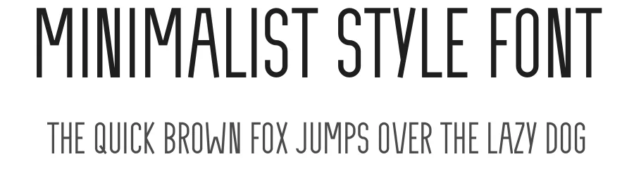 Minimalist Style Font by Pian45 — Sans Serif Font