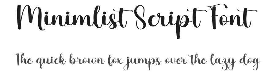 Minimlist Script Font by ade gilang β Script Handwritten Font