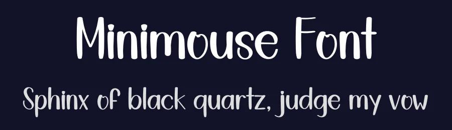 Minimouse Font by inermediaSTUDIO — Display Font — thumbnail 2