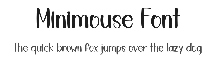 Minimouse Font by inermediaSTUDIO — Display Font