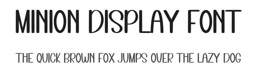 Minion Display Font by inermediaSTUDIO — Display Font
