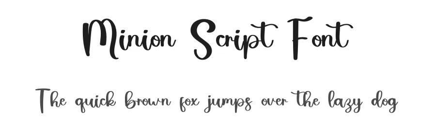Minion Script Font by inermediaSTUDIO — Script Handwritten Font