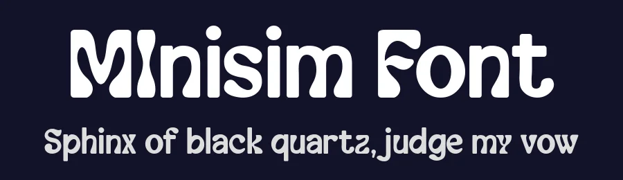 MInisim Font by Dantype — Display Font — thumbnail 2