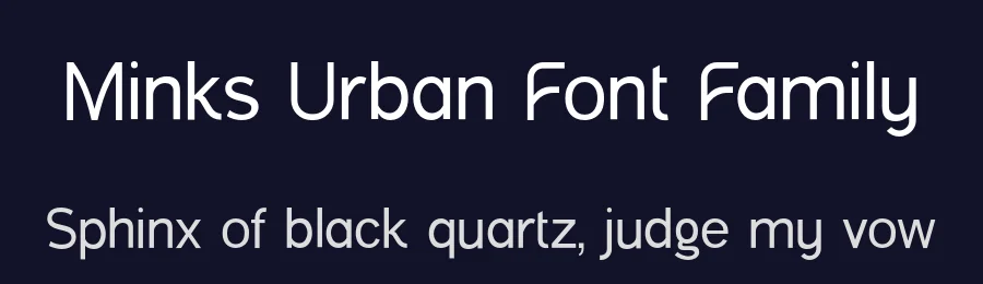 Minks Urban Font Family by UICreative — Sans Serif Font — thumbnail 2