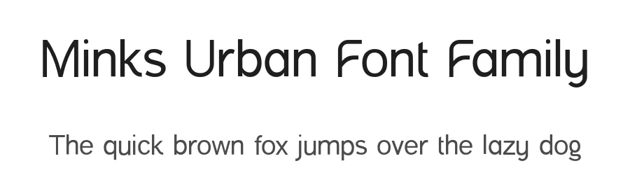 Minks Urban Font Family by UICreative — Sans Serif Font