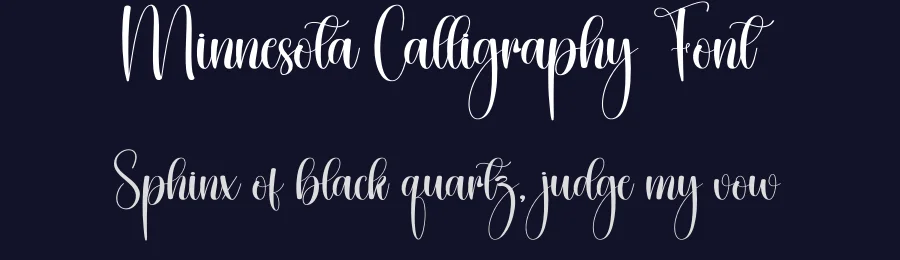 Minnesota Calligraphy Font by creativeletter — Script Handwritten Font — thumbnail 2