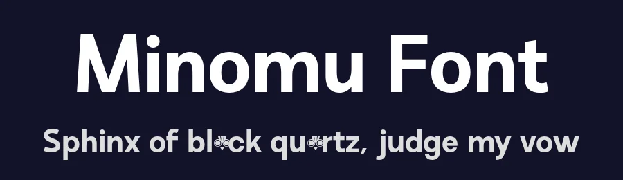 Minomu Font by OWL KING — Sans Serif Font — thumbnail 2