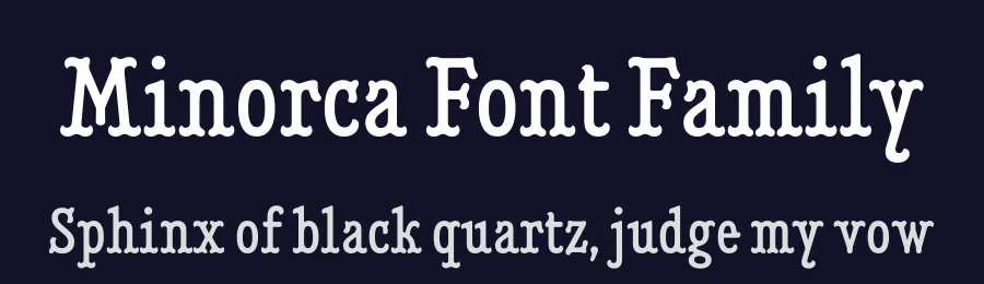 Minorca Font Family by Black Foundry — Display Font — thumbnail 2