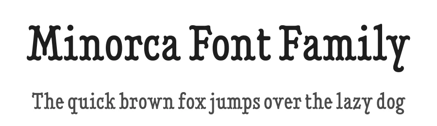 Minorca Font Family by Black Foundry — Display Font