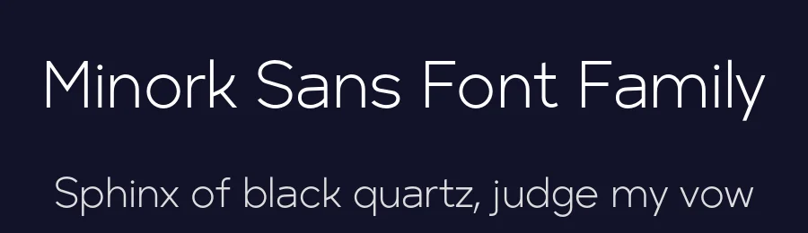 Minork Sans Font Family by Arvind Kumar — Sans Serif Font — thumbnail 2