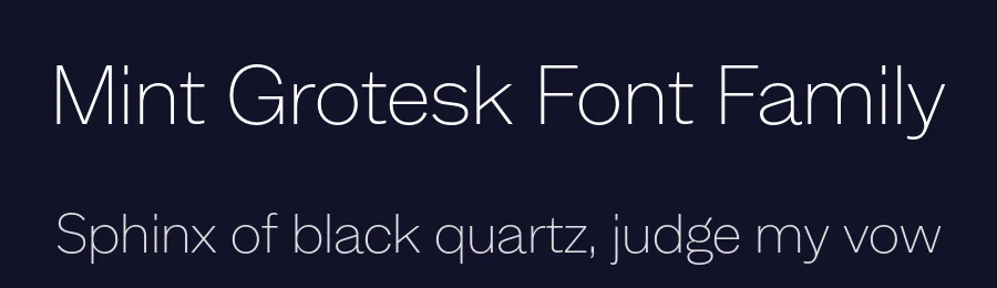 Mint Grotesk Font Family by Lift Type — Sans Serif Font — thumbnail 2