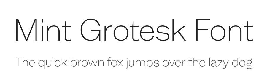 Mint Grotesk Font by Love Letters โ Sans Serif Font