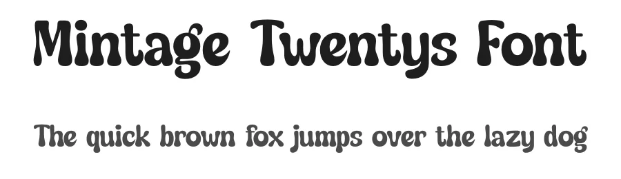 Mintage Twentys Font by letterenastudios — Serif Font