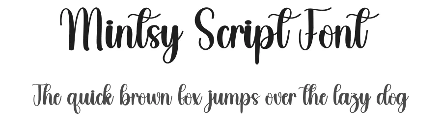 Mintsy Script Font by andikastudio — Script Handwritten Font