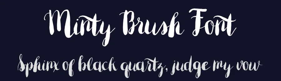 Minty Brush Font by Typeface — Script Handwritten Font — thumbnail 2