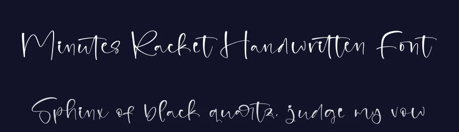 Minutes Racket Handwritten Font by stylishtype.co — Script Handwritten Font — thumbnail 2