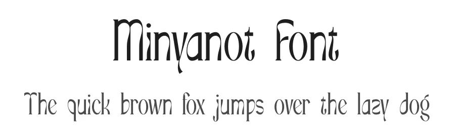 Minyanot Font by Denustudios — Serif Font