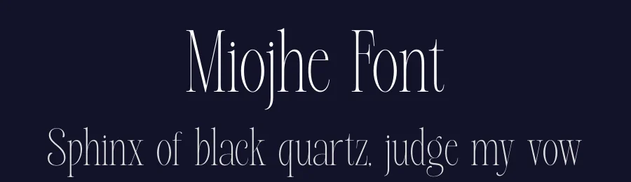 Miojhe Font by saemoon creative — Serif Font — thumbnail 2