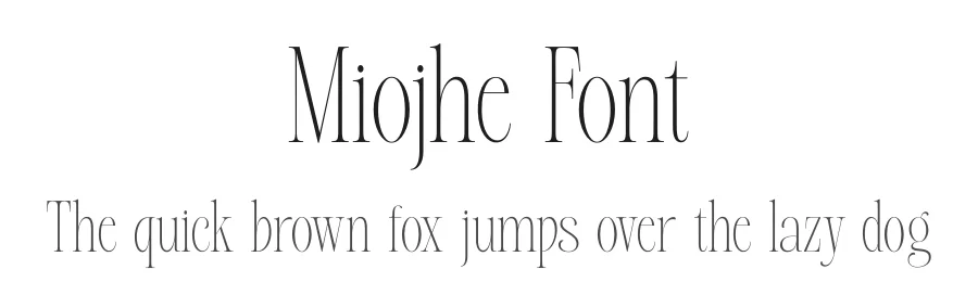 Miojhe Font by saemoon creative — Serif Font