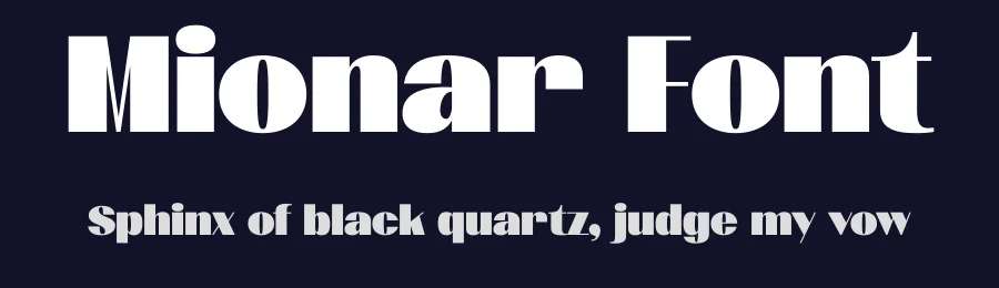 Mionar Font by Rantautype — Sans Serif Font — thumbnail 2