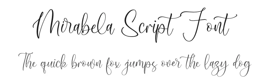 Mirabela Script Font by letterfabric — Script Handwritten Font