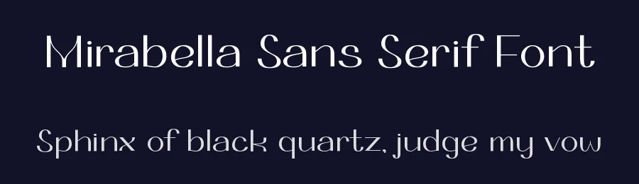Mirabella Sans Serif Font by Pinisiart — Display Font — thumbnail 2