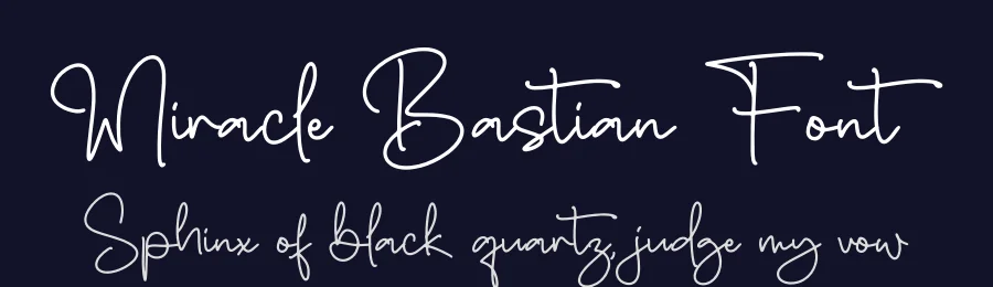 Miracle Bastian Font by letterfabric — Script Handwritten Font — thumbnail 2