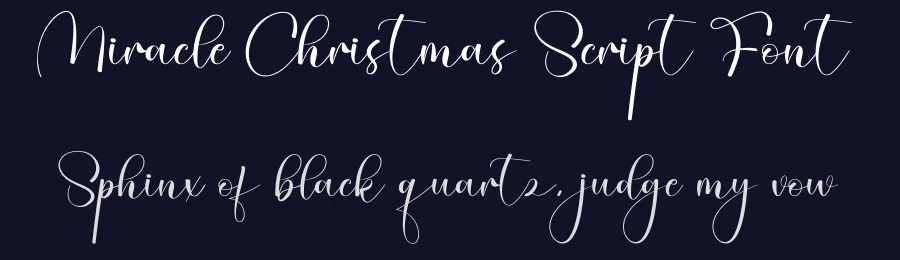 Miracle Christmas Script Font by creativeletter — Script Handwritten Font — thumbnail 2
